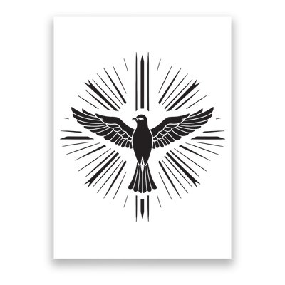 Holy Spirit Dove Praise Jesus Pentecost Poster