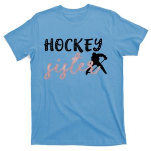 Hockey Sister Design Player Silhouette Gift T-Shirt