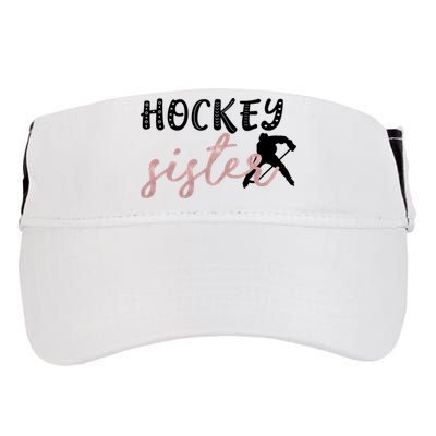 Hockey Sister Design Player Silhouette Gift Adult Drive Performance Visor