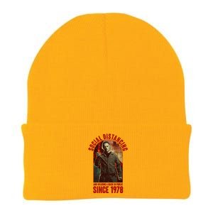 Halloween Social Distancing And Wearing A Mask Since 1978 Knit Cap Winter Beanie