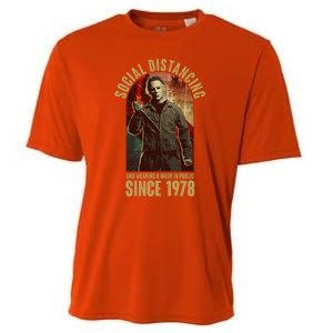 Halloween Social Distancing And Wearing A Mask Since 1978 Cooling Performance Crew T-Shirt