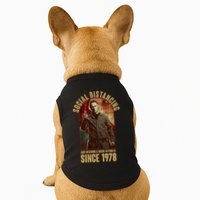 Halloween Social Distancing And Wearing A Mask Since 1978 Doggie Tank