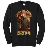 Halloween Social Distancing And Wearing A Mask Since 1978 Sweatshirt