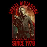 Halloween Social Distancing And Wearing A Mask Since 1978 Mug