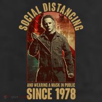 Halloween Social Distancing And Wearing A Mask Since 1978 11oz C Handle Ceramic Mug