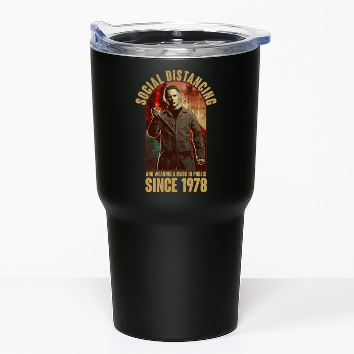 Halloween Social Distancing And Wearing A Mask Since 1978 Tumbler
