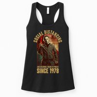 Halloween Social Distancing And Wearing A Mask Since 1978 Womens Tank Top