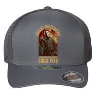Halloween Social Distancing And Wearing A Mask Since 1978 Flexfit Unipanel Trucker Cap