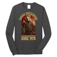 Halloween Social Distancing And Wearing A Mask Since 1978 Long Sleeve Shirt
