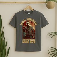 Halloween Social Distancing And Wearing A Mask Since 1978 T-Shirt