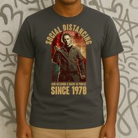 Halloween Social Distancing And Wearing A Mask Since 1978 T-Shirt