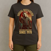 Halloween Social Distancing And Wearing A Mask Since 1978 T-Shirt