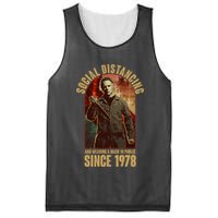 Halloween Social Distancing And Wearing A Mask Since 1978 Mesh Reversible Basketball Jersey Tank