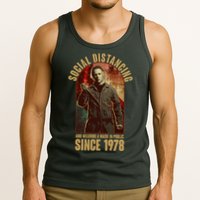 Halloween Social Distancing And Wearing A Mask Since 1978 Tank Top