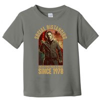Halloween Social Distancing And Wearing A Mask Since 1978 Toddler T-Shirt