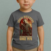 Halloween Social Distancing And Wearing A Mask Since 1978 Toddler T-Shirt