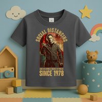 Halloween Social Distancing And Wearing A Mask Since 1978 Toddler T-Shirt