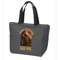 Halloween Social Distancing And Wearing A Mask Since 1978 Zip Tote Bag