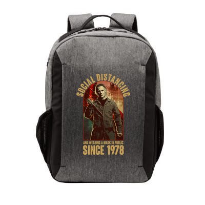 Halloween Social Distancing And Wearing A Mask Since 1978 Vector Backpack