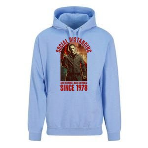 Halloween Social Distancing And Wearing A Mask Since 1978 Unisex Surf Hoodie