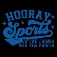 Hooray Sports Do The Things Win The Points Funny Blue Sports Doggie Tank