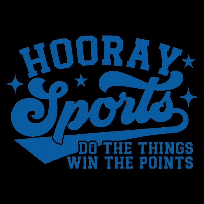 Hooray Sports Do The Things Win The Points Funny Blue Sports Doggie Tank