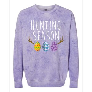 Hunting Season Deer Easter Eggs Colorblast Crewneck Sweatshirt