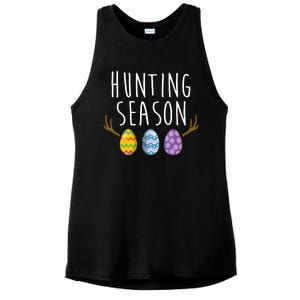 Hunting Season Deer Easter Eggs Ladies PosiCharge Tri-Blend Wicking Tank