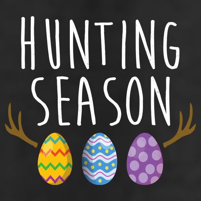 Hunting Season Deer Easter Eggs 7 Panel Mesh Trucker Snapback Hat
