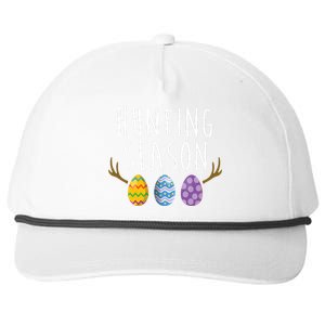 Hunting Season Deer Easter Eggs Snapback Five-Panel Rope Hat