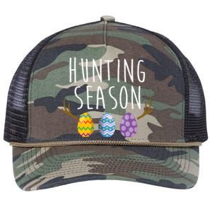 Hunting Season Deer Easter Eggs Retro Rope Trucker Hat Cap