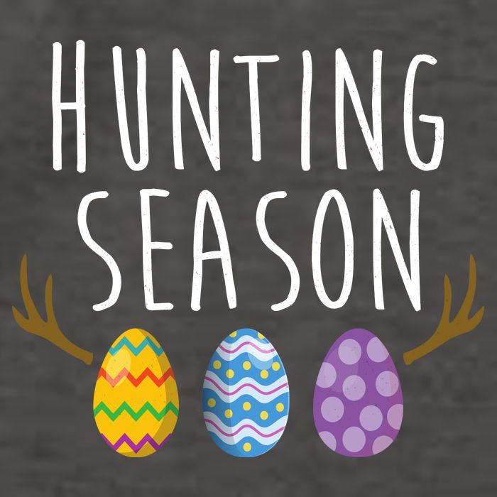 Hunting Season Deer Easter Eggs Vector Backpack