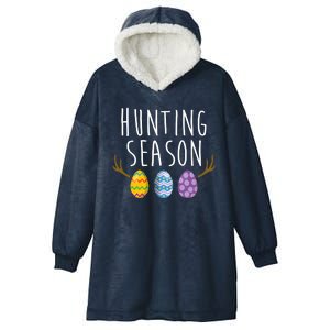 Hunting Season Deer Easter Eggs Hooded Wearable Blanket