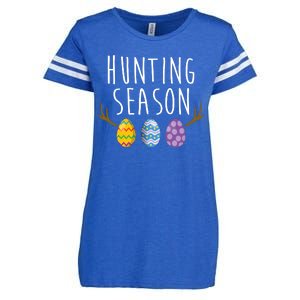 Hunting Season Deer Easter Eggs Enza Ladies Jersey Football T-Shirt