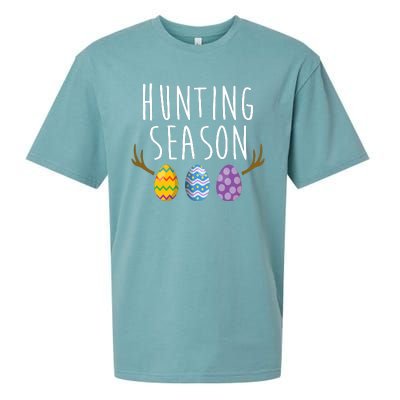 Hunting Season Deer Easter Eggs Sueded Cloud Jersey T-Shirt