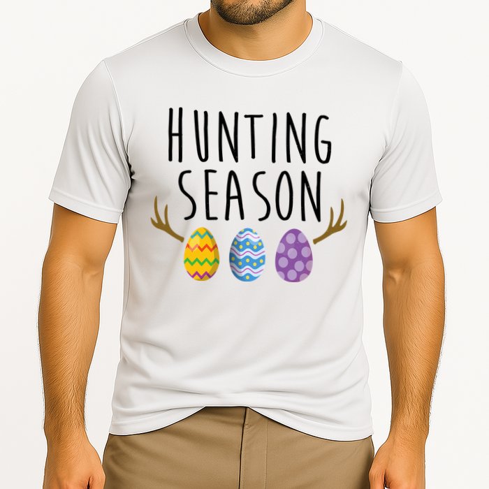 Hunting Season Deer Easter Eggs Cooling Performance Crew T-Shirt