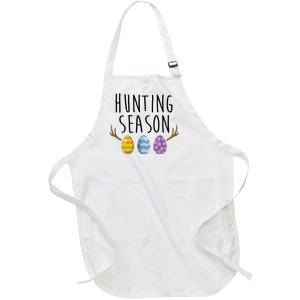 Hunting Season Deer Easter Eggs Full-Length Apron With Pockets