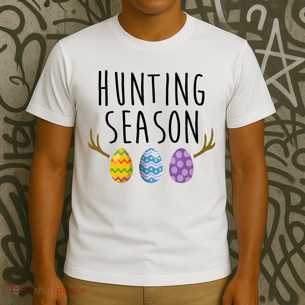 Hunting Season Deer Easter Eggs T-Shirt