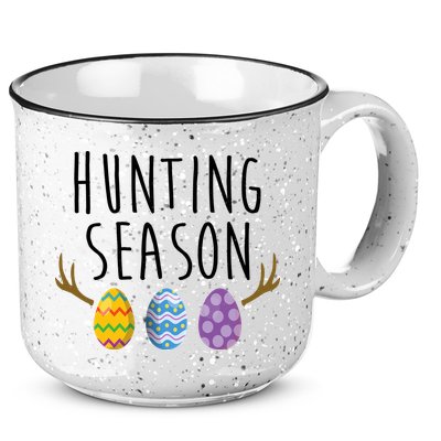 Hunting Season Deer Easter Eggs 15oz Campfire Ceramic Mug