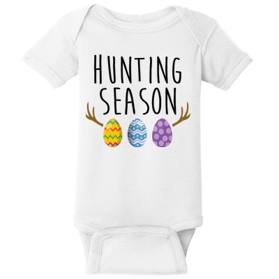 Hunting Season Deer Easter Eggs Baby Bodysuit