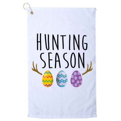 Hunting Season Deer Easter Eggs Golf Towel