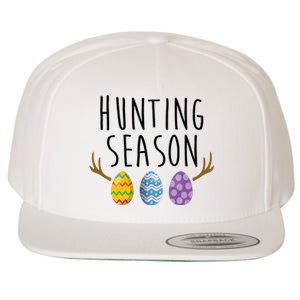 Hunting Season Deer Easter Eggs Wool Snapback Cap