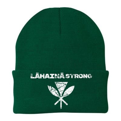 Hawaii Strong Distressed Look Strong Resilient Lahaina Knit Cap Winter Beanie