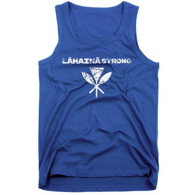 Hawaii Strong Distressed Look Strong Resilient Lahaina Tank Top