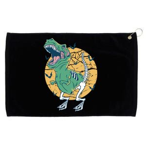 Halloween Skeleton Dinosaur T Rex Great Gift Grommeted Golf Towel