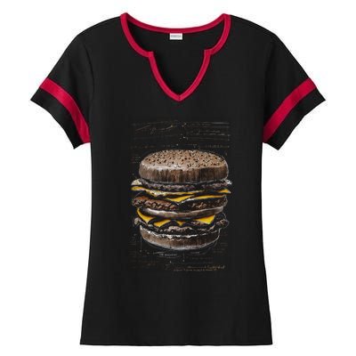 Homburger Sketch Davinci Ladies Halftime Notch Neck Tee