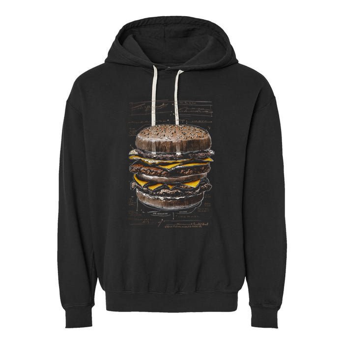 Homburger Sketch Davinci Garment-Dyed Fleece Hoodie