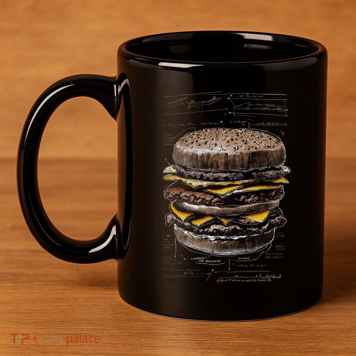 Homburger Sketch Davinci 11oz C Handle Ceramic Mug