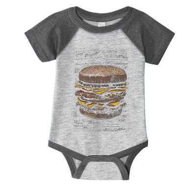 Homburger Sketch Davinci Infant Baby Jersey Bodysuit