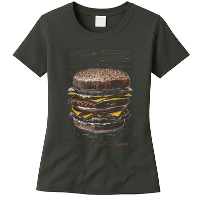 Homburger Sketch Davinci Womens T-Shirt